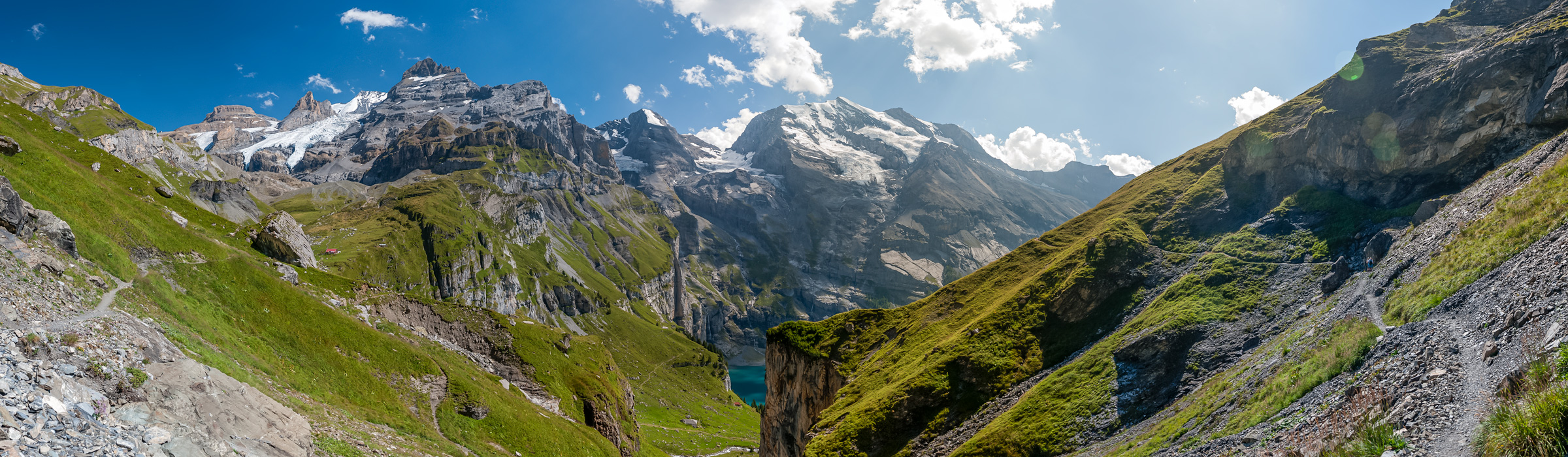 atemberaubende Bergwelt in der Schweiz