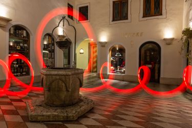 Lichtmalerei in den Platzerlgassen
