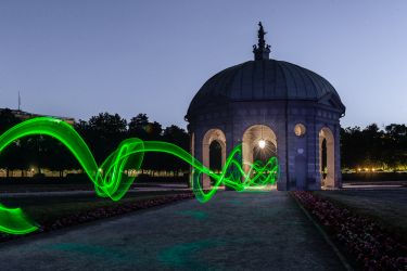 Lichtmalerei am Dianatempel